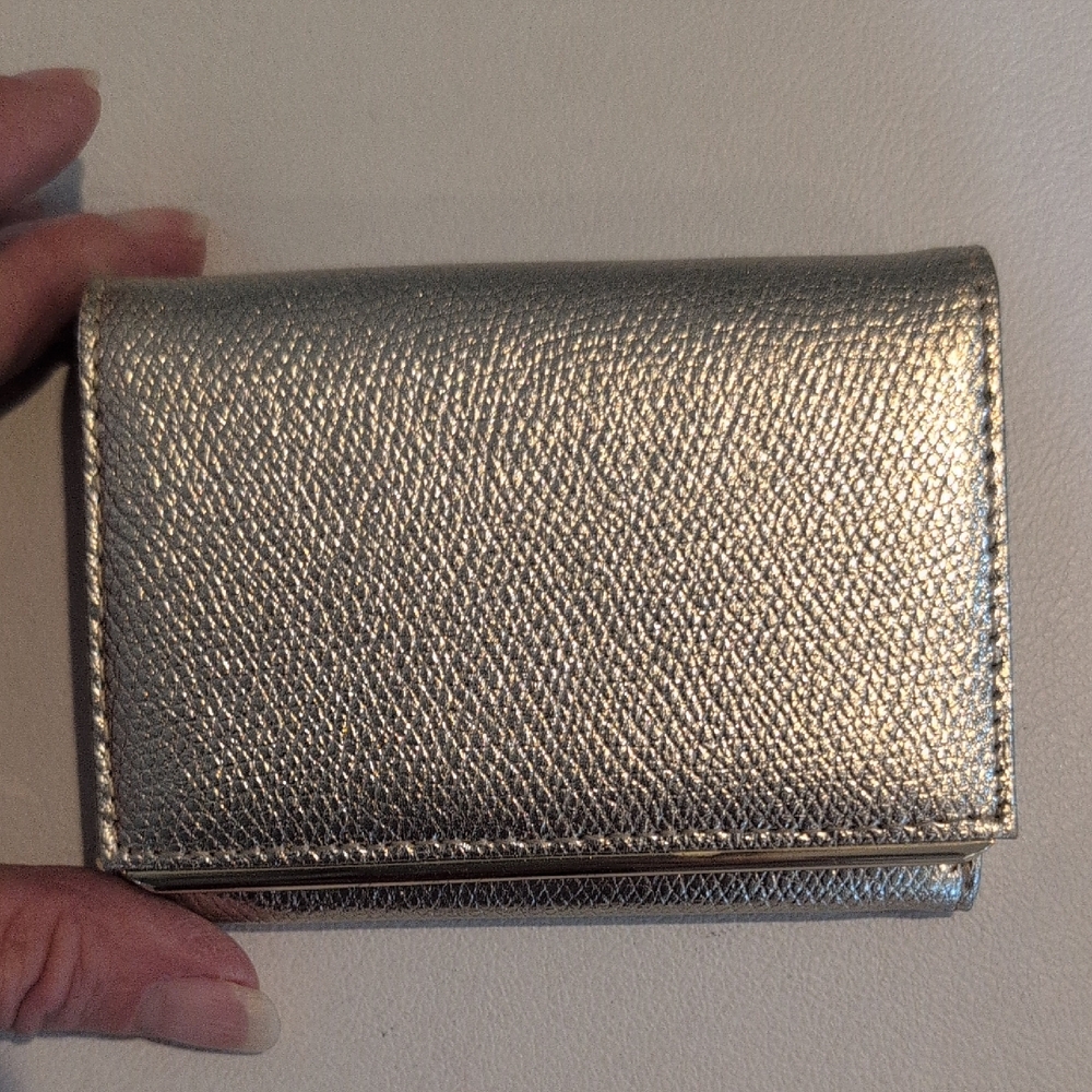 Halogen Gold Credit Card  Wallet